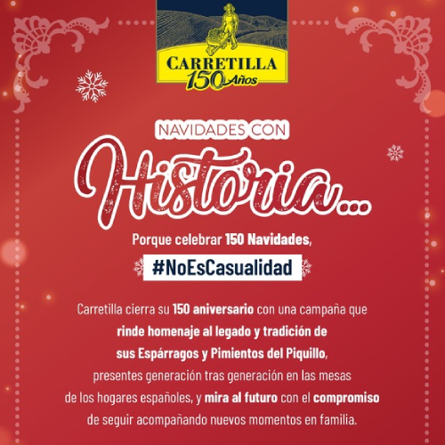 Carretilla celebra el fin de su 150 aniversario con unas “Navidades con Historia”