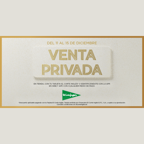 El Corte Inglés estrena Ventas Privadas con descuentos en más de mil marcas de moda, deportes, hogar y cultura