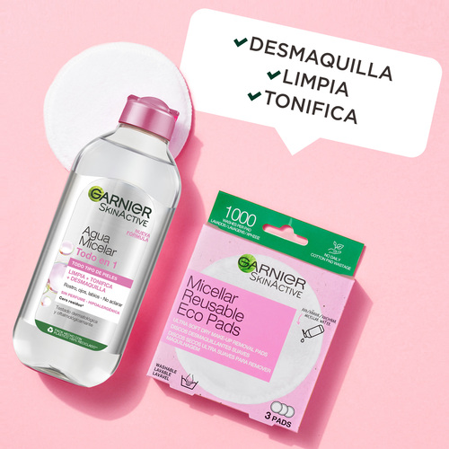 El producto imprescindible detrás de cada look navideño: el agua micelar todo en 1 de Garnier