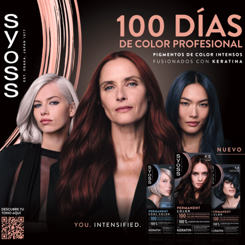 Syoss lanza Permanent Color, una innovadora coloración que ofrece 100 días de color profesional, y reinventa la marca