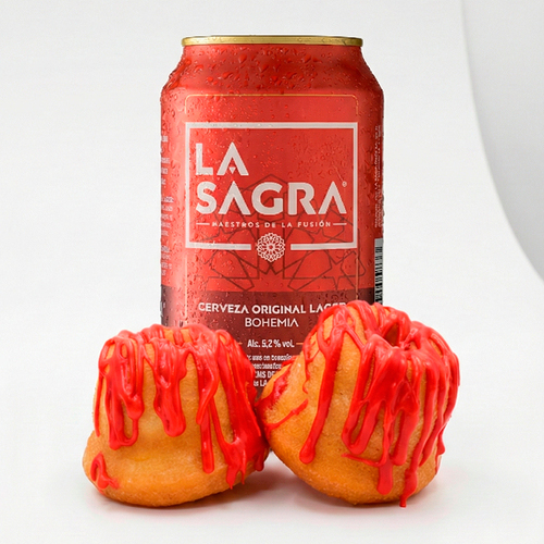 Cerveza LA SAGRA y las rosquillas de Bercianitas se unen para crear el dulce más original de estas navidades