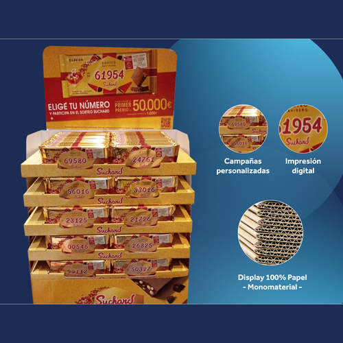 La Navidad de Suchard cobra forma en el punto de venta con el display de Smurfit Westrock que combina diseño, emoción y sostenibilidad