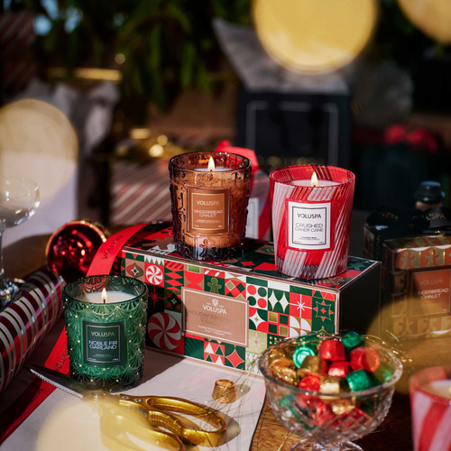 El trío de fragancias de Voluspa perfecto para regalar esta Navidad