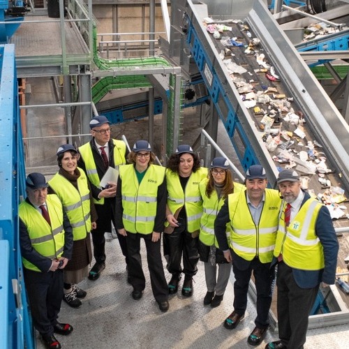 Bizkaiko Zabor Berziklategia (BZB) inaugura su planta y refuerza a Bizkaia como referente estatal en reciclaje