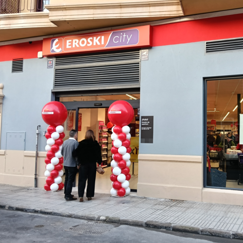 EROSKI inaugura un nuevo supermercado franquiciado en Alzira, Valencia