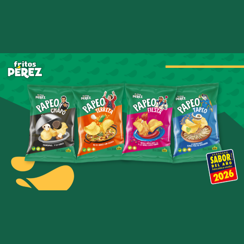 La gama ‘Papeo’ de Fritos Pérez es reconocida Sabor del Año 2026