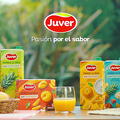 Juver renueva la imagen de su gama Disfruta reforzando su vínculo con el sabor y con la fruta