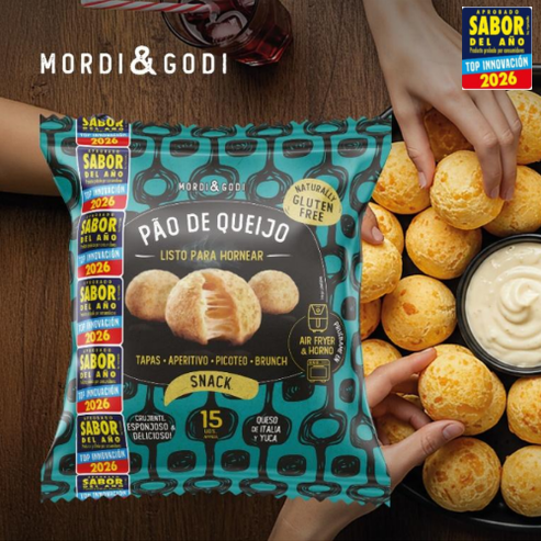 MORDI GODI recibe el premio SABOR DEL AÑO Top Innovación 2026 por su Pão de Queijo snack