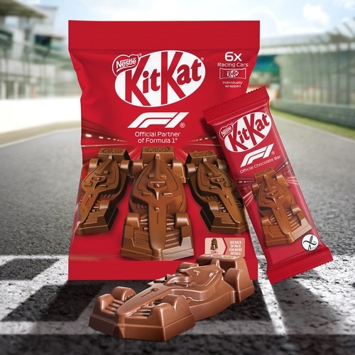 KitKat calienta motores en España como el chocolate oficial de Fórmula 1