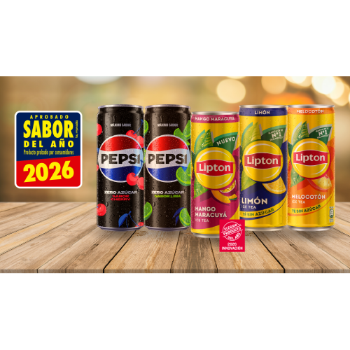 PepsiCo suma seis sellos de referencia del sector por los sabores de Pepsi y Lipton Ice Tea