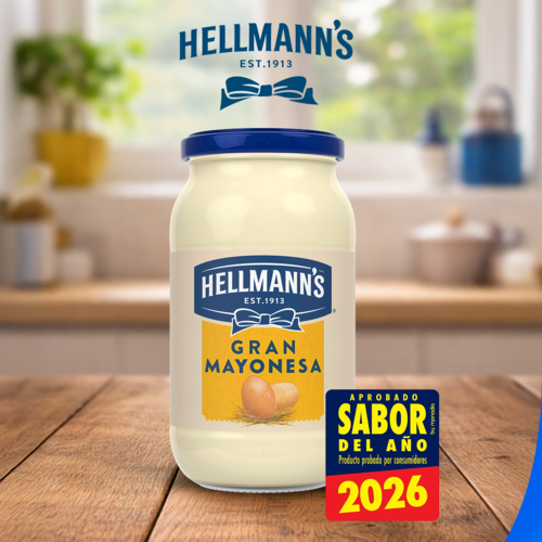 Hellmann’s Gran Mayonesa galardonada con Sabor del Año 2026