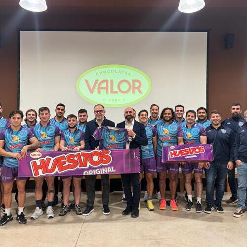 Chocolates Valor y HUESITOS revalidan su apuesta por el rugby como sponsor titol del HUESITOS La Vila Rugby 