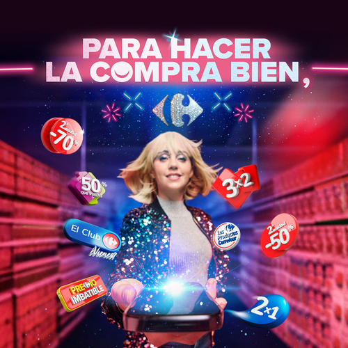 Carrefour revoluciona el ahorro en España con su nueva plataforma al ritmo de Raffaella Carrà