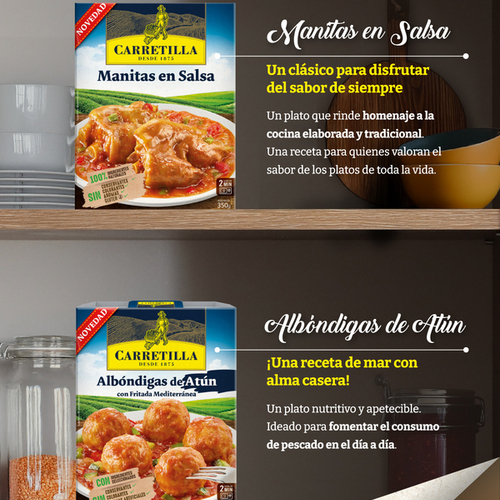 Carretilla lanza dos nuevos platos listos para disfrutar