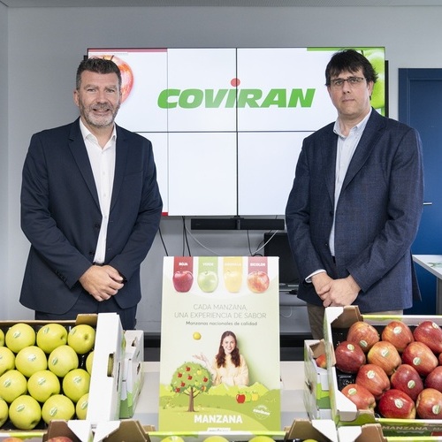 Covirán impulsa la fruta de proximidad con el lanzamiento de sus manzanas Covirán