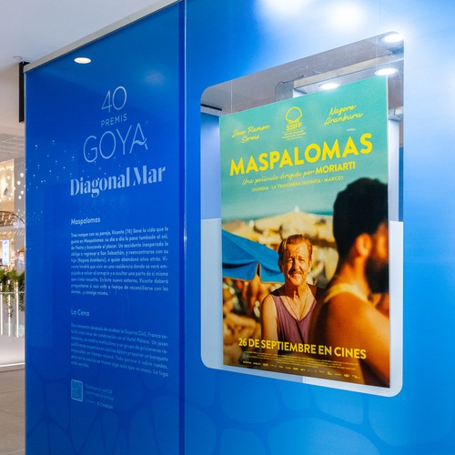 Diagonal Mar se viste de gala para los Premios Goya 2026 con una exposición interactiva en "The Cube"