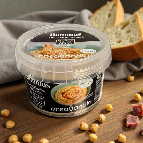Ensalandia y Enrique Tomás lanzan un nuevo Hummus con Jamón Ibérico
