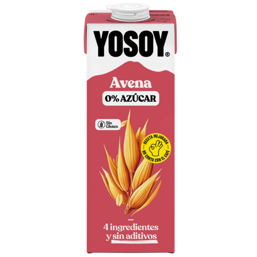 YOSOY reformula su bebida de Avena 0% Azúcar: lanza la primera versión sin gluten del mercado