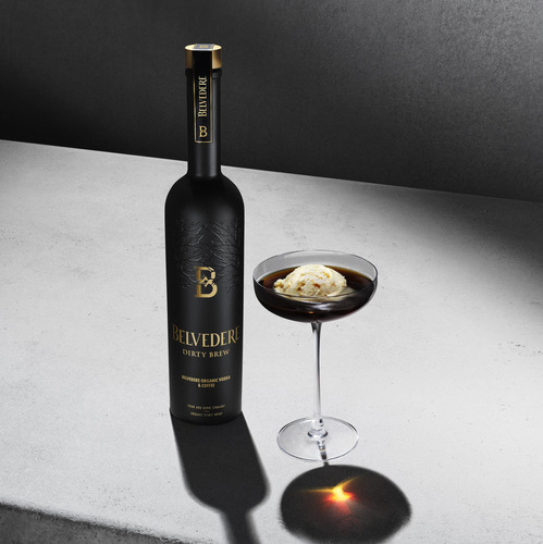 Presentamos Belvedere Dirty Brew. El nuevo vodka orgánico con café robusta