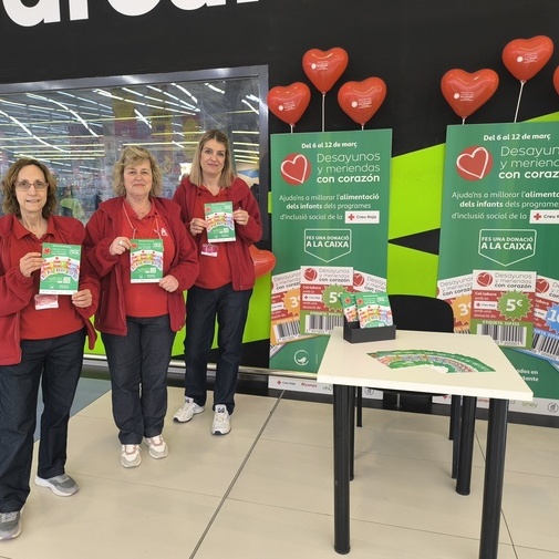 La 14ª edición de “Desayunos y Meriendas #ConCorazón” vuelve para contribuir a mejorar la alimentación de niños y niñas de familias vulnerables atendidas por Cruz Roja