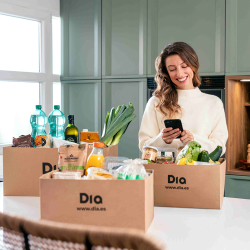El e-commerce de Dia sigue ganando terreno: más clientes y cerca de un 12% más de pedidos en 2025