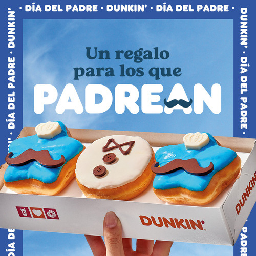 Dunkin’ celebra el día del padre con una colección especial “para los que padrean”