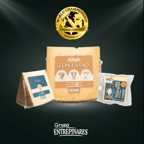 El queso añejo tostado de Grupo Entrepinares triunfa en el World Championship Cheese Contest 2026
