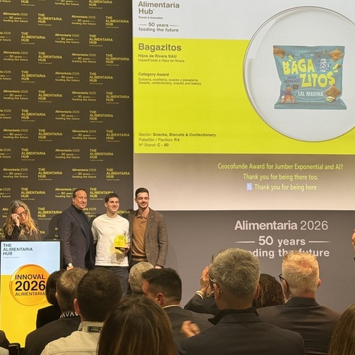 El innovador snack “Bagazitos”, impulsado por Corporación Hijos de Rivera, se hace con 3 galardones en los Premios Innoval 2026