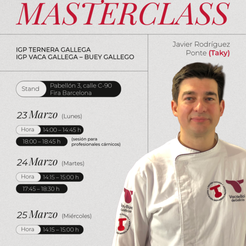 Ternera Gallega y Vaca Gallega - Buey Gallego mostrarán en Alimentaria la versatilidad de sus carnes certificadas con un amplio programa de actividades