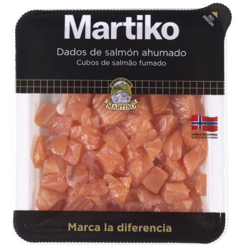 Martiko lanza un nuevo formato de salmón ahumado en Dados
