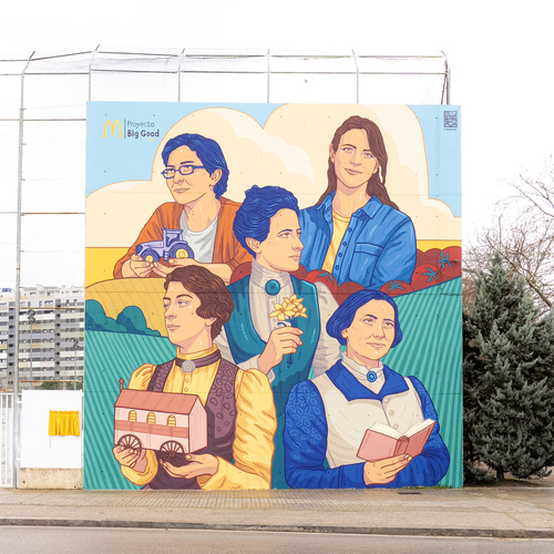 McDonald’s presenta el mural “Las mujeres y el campo” para visibilizar el talento femenino en el sector primario