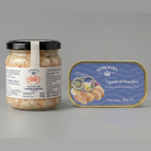 Spherika presentará en Alimentaria sus nuevas referencias premium: hígado de bacalao y carne de cangrejo boreal