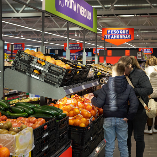 Los españoles compran más frescos: el 82% de las compras en supermercados ya incluye estos alimentos, según ALDI