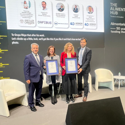 Ametller Origen, primer grupo catalán de distribución con certificación ‘Desperdicio Alimentario Cero’ de AENOR