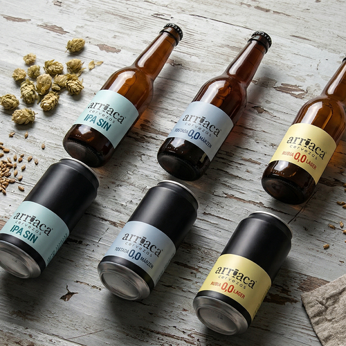 Arriaca completa su gama sin alcohol con dos nuevas cervezas 0,0 y refuerza uno de los porfolios ‘SIN’ más ambiciosos del sector