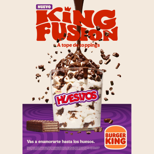 HUESITOS y Burger King® estrenan su primer King Fusion™
