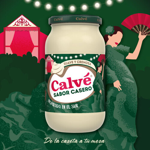 Calvé lanza una edición limitada inspirada en la Feria de Abril y refuerza su presencia en el recinto ferial de Sevilla