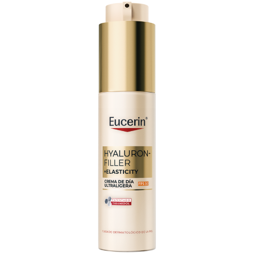 Eucerin® Hyaluron-Filler +Elasticity. Crema de día ultraligera FPS50