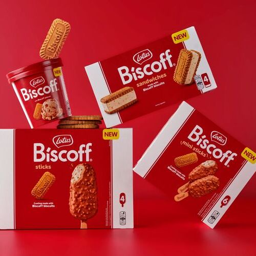 El grupo heladero Froneri, detrás del éxito de Maxibon y Oreo, despliega sus nuevos helados Lotus® Biscoff® en más de 75.000 puntos de venta en España