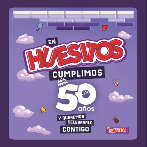 HUESITOS celebra su 50 aniversario con una edición limitada y una experiencia interactiva