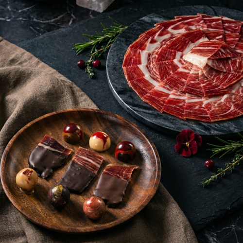 Maridaje Inesperado Monte Nevado: jamón de larga curación y chocolate de autor bajo una armonía sensorial inédita