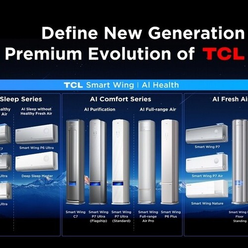TCL alcanza las 100 millones de unidades de aire acondicionado e inaugura una nueva fábrica inteligente en China